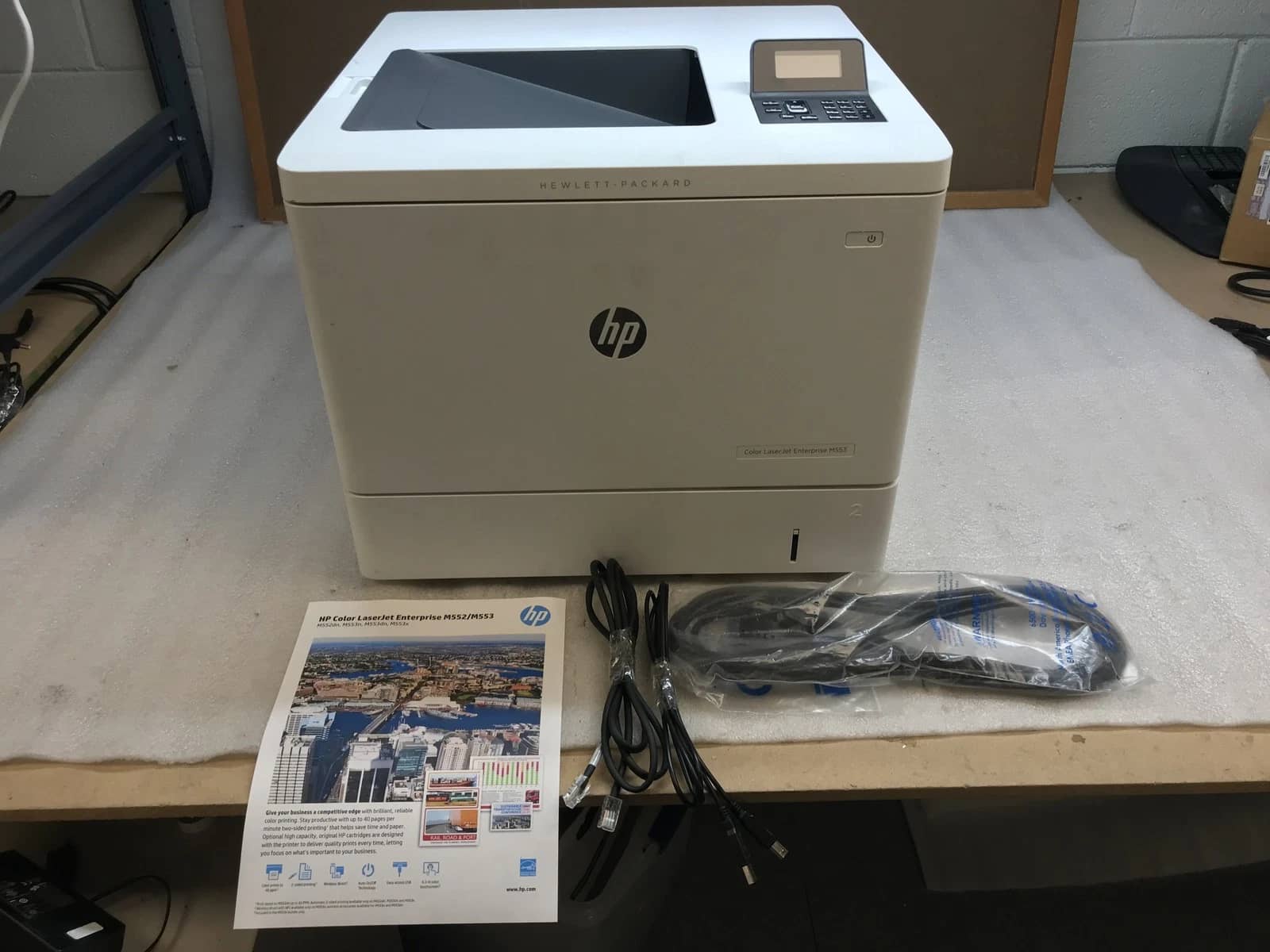 HP Color Laserjet M553 Printers Used - Good