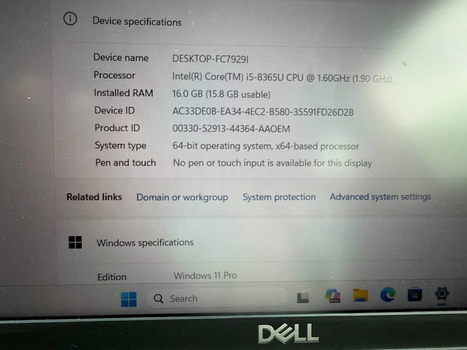 Dell Precision 3540 Computers
