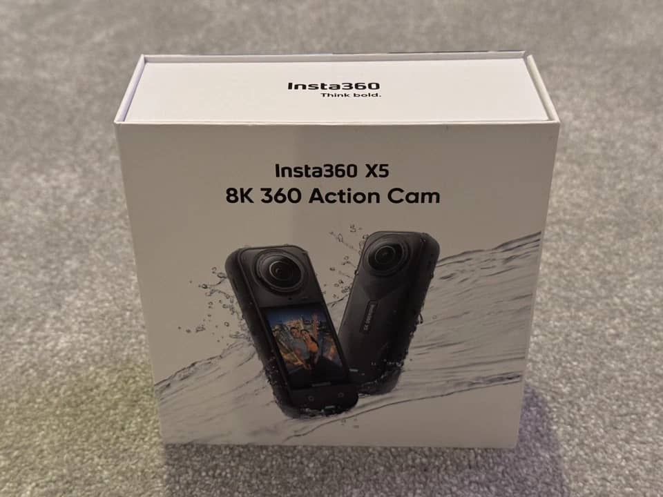 Insta360 X5 Digital Cameras Black New Body Only