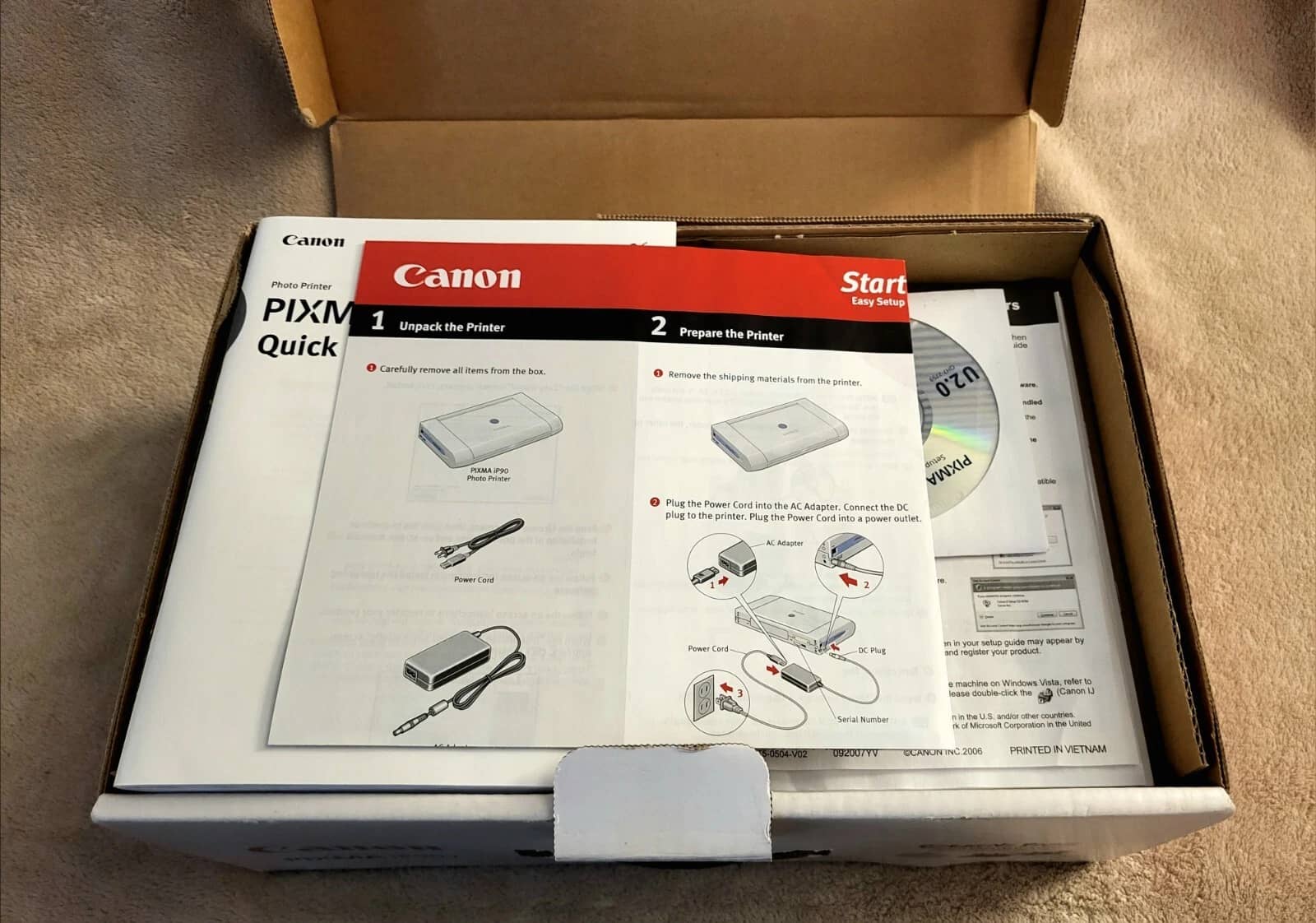 Canon Pixma iP90v Printers Open-Box Excellent
