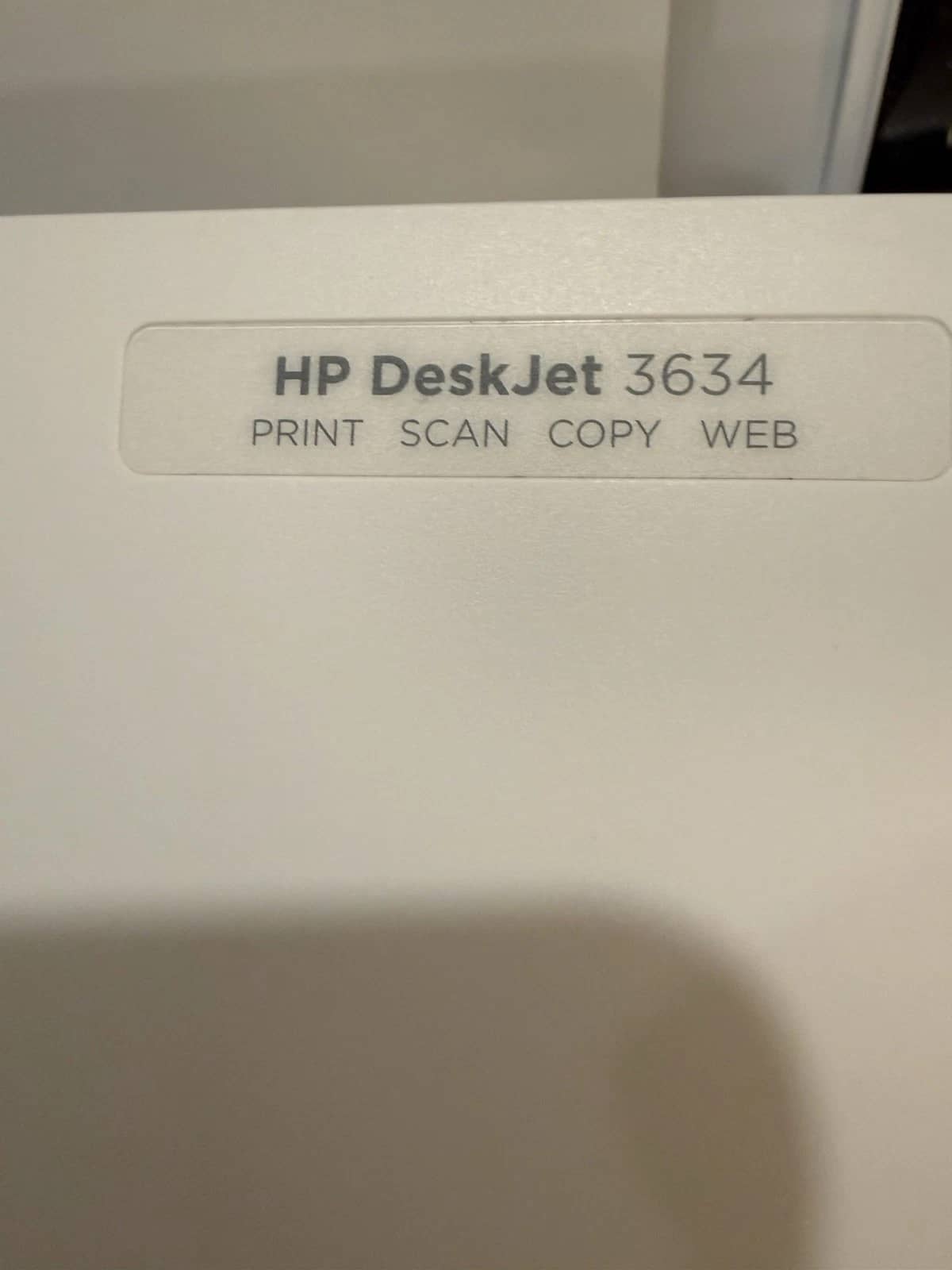 HP deskjet 3634 Printers For parts or not working