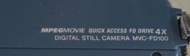 Sony Mavica MVC-FD100 Digital Cameras Silver Used - Good Body Only
