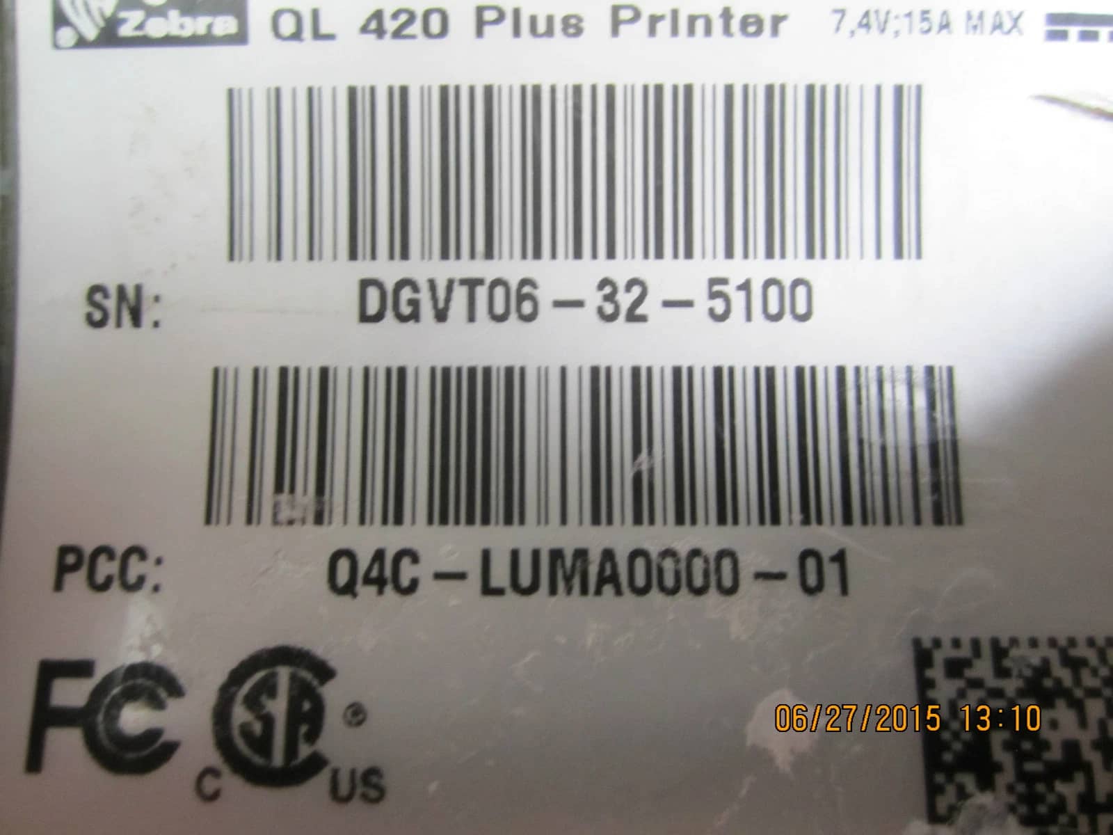 Zebra QL420plus Printers New