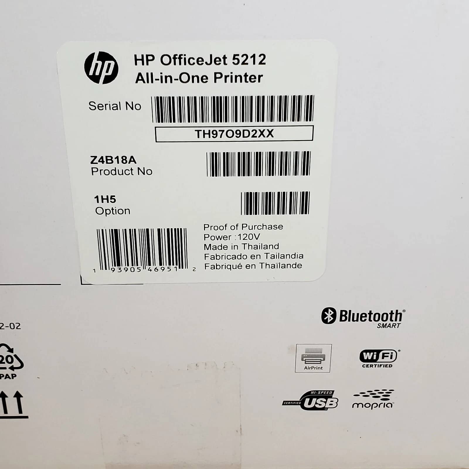 HP OfficeJet 5212 Printers Used - Good