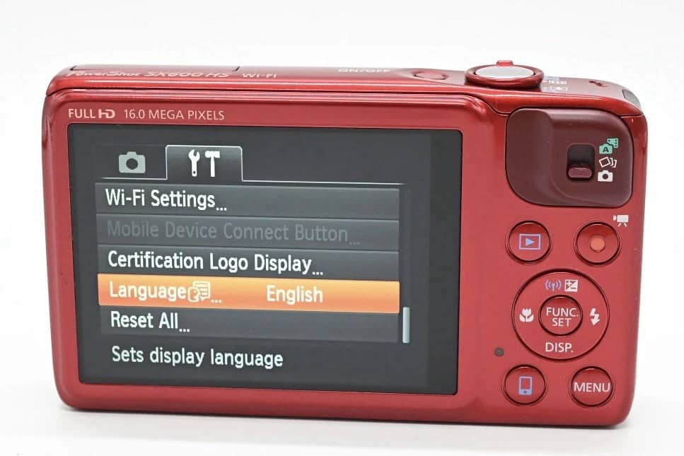 Canon PowerShot SX600 HS Digital Cameras Red Used - Good Body Only