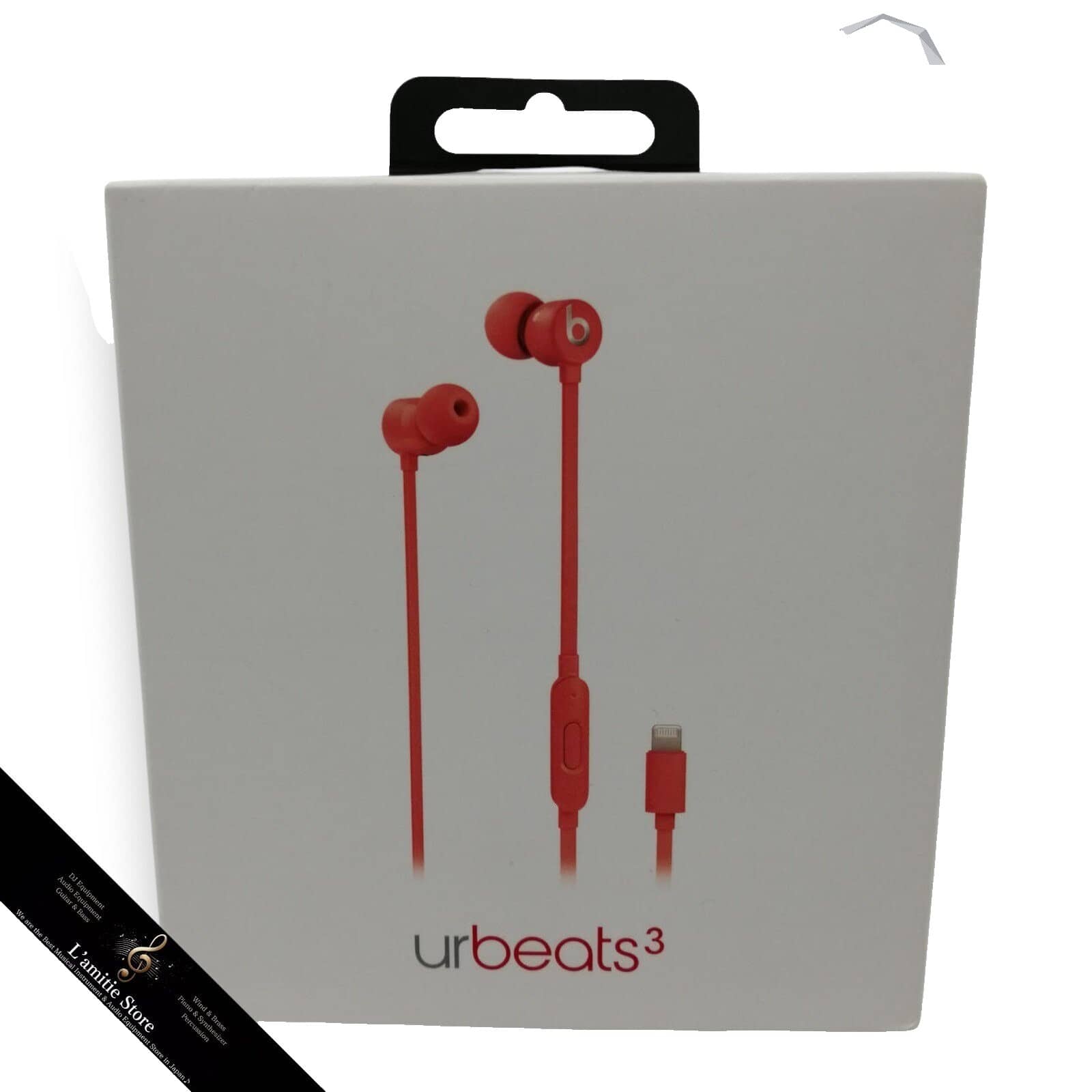Beats UrBeats3 Headphones & Earbuds Black Open-Box Excellent