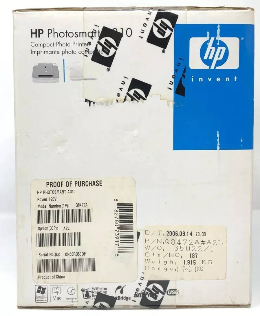 HP A310 Printers New