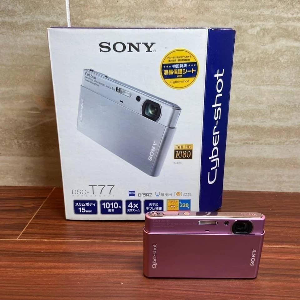 Sony Cyber-shot DSC-T77 Digital Cameras Silver Used - Good Body Only