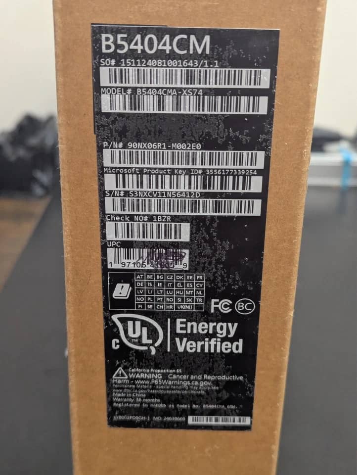 ASUS ExpertBook B5404CMA Computers