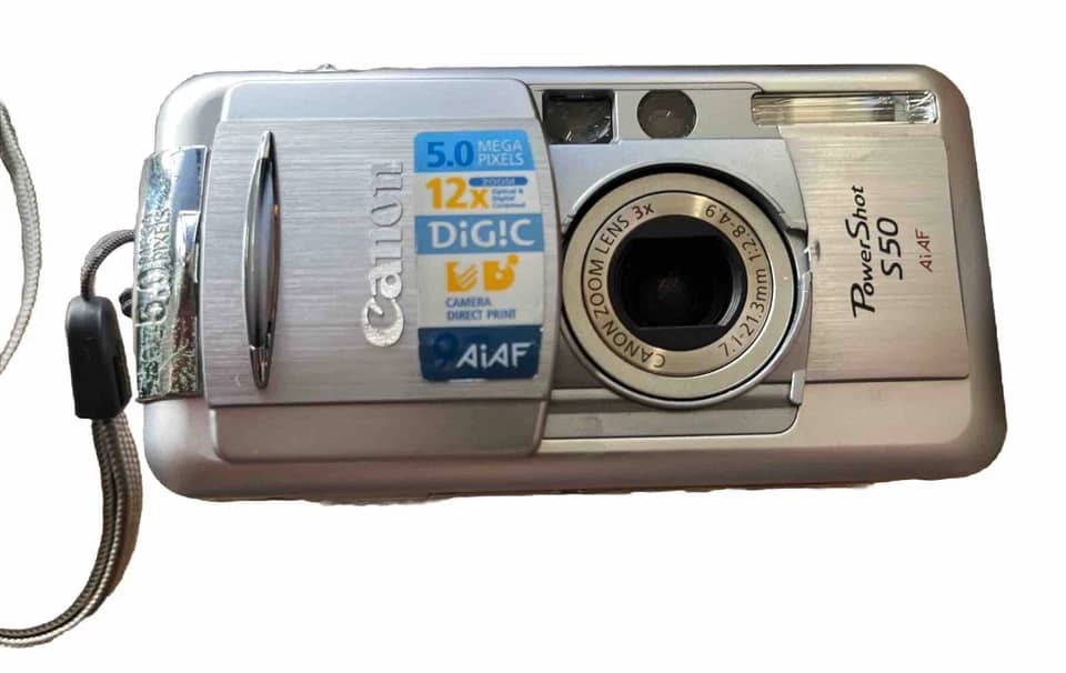 Canon PowerShot S50 Digital Cameras Black New Body Only
