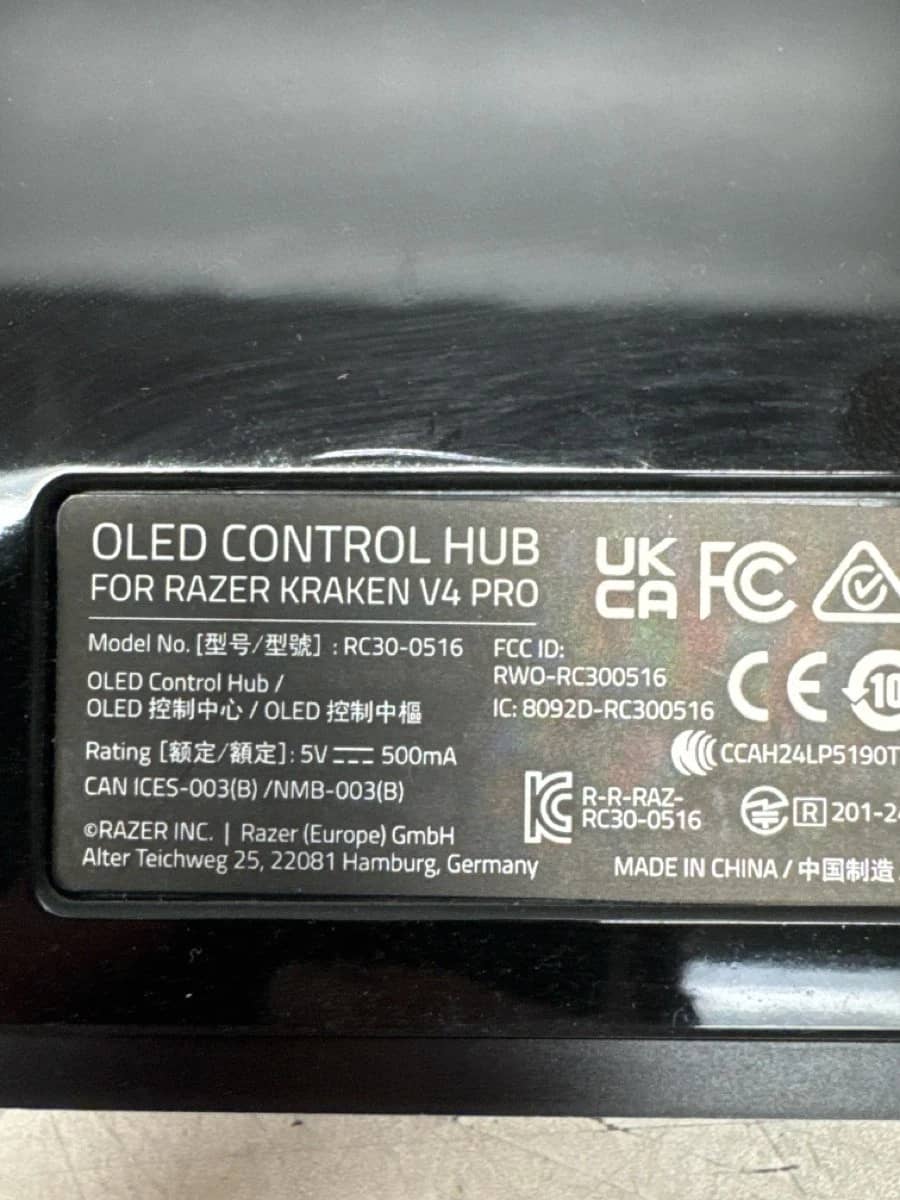 Razer Kraken V4 Pro Headphones & Earbuds Black Used - Good