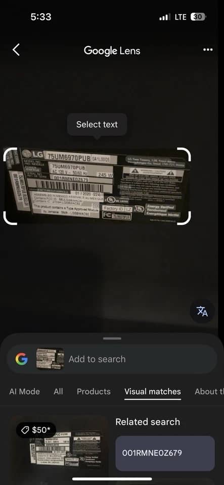 LG UR640S9UD TVs