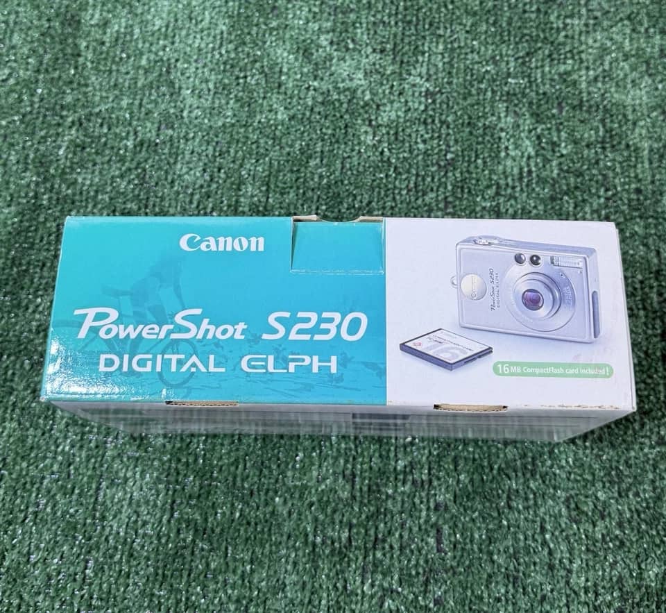 Canon Power Shot S230 Digital ELPH Digital Cameras Silver Open-Box Excellent Body Only