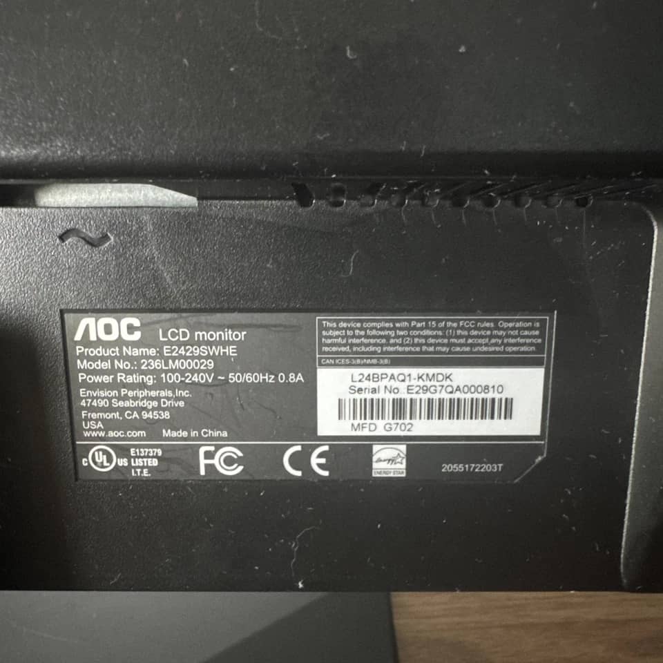 AOC E242 Monitors
