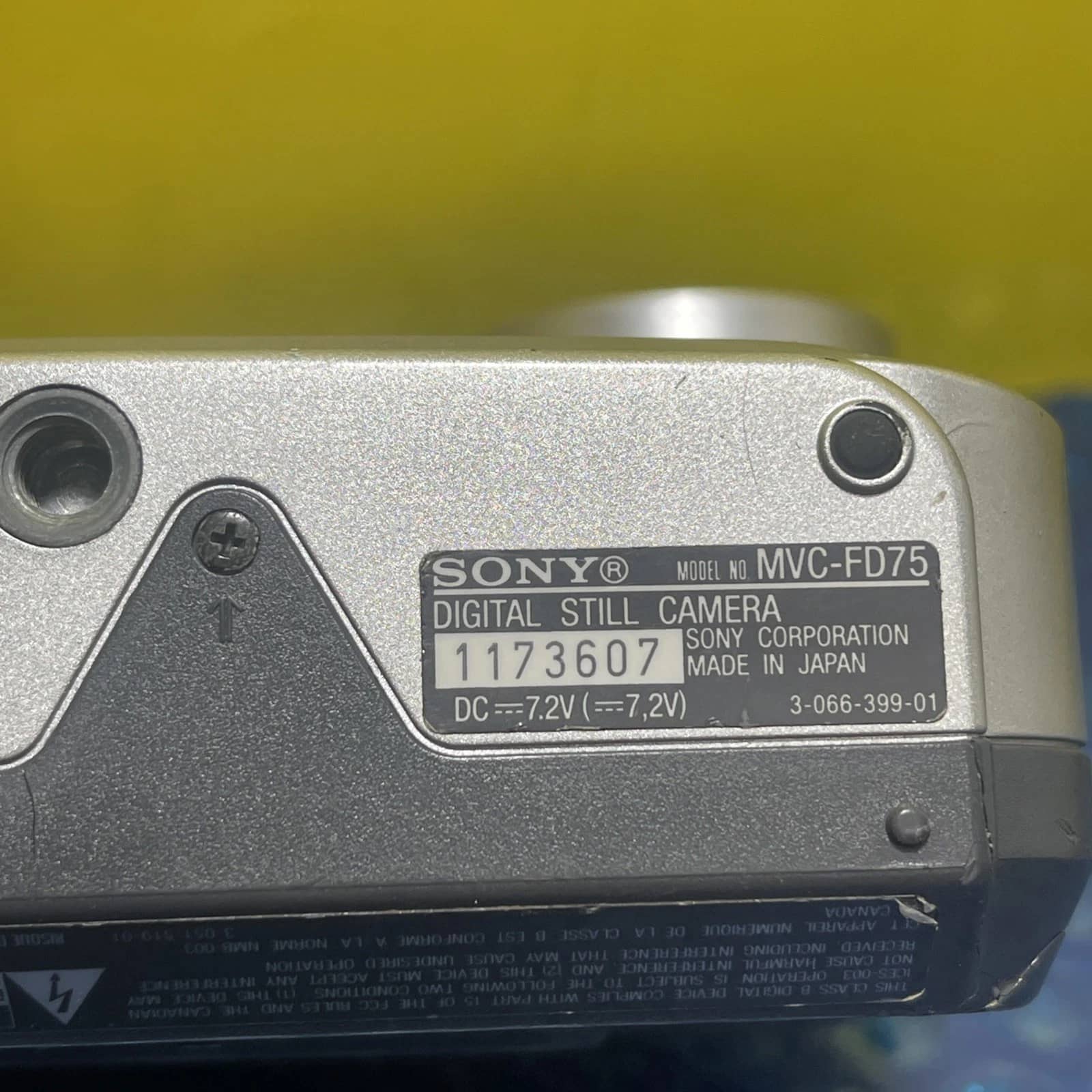 Sony MVC-FD75 Digital Cameras Silver New Body Only