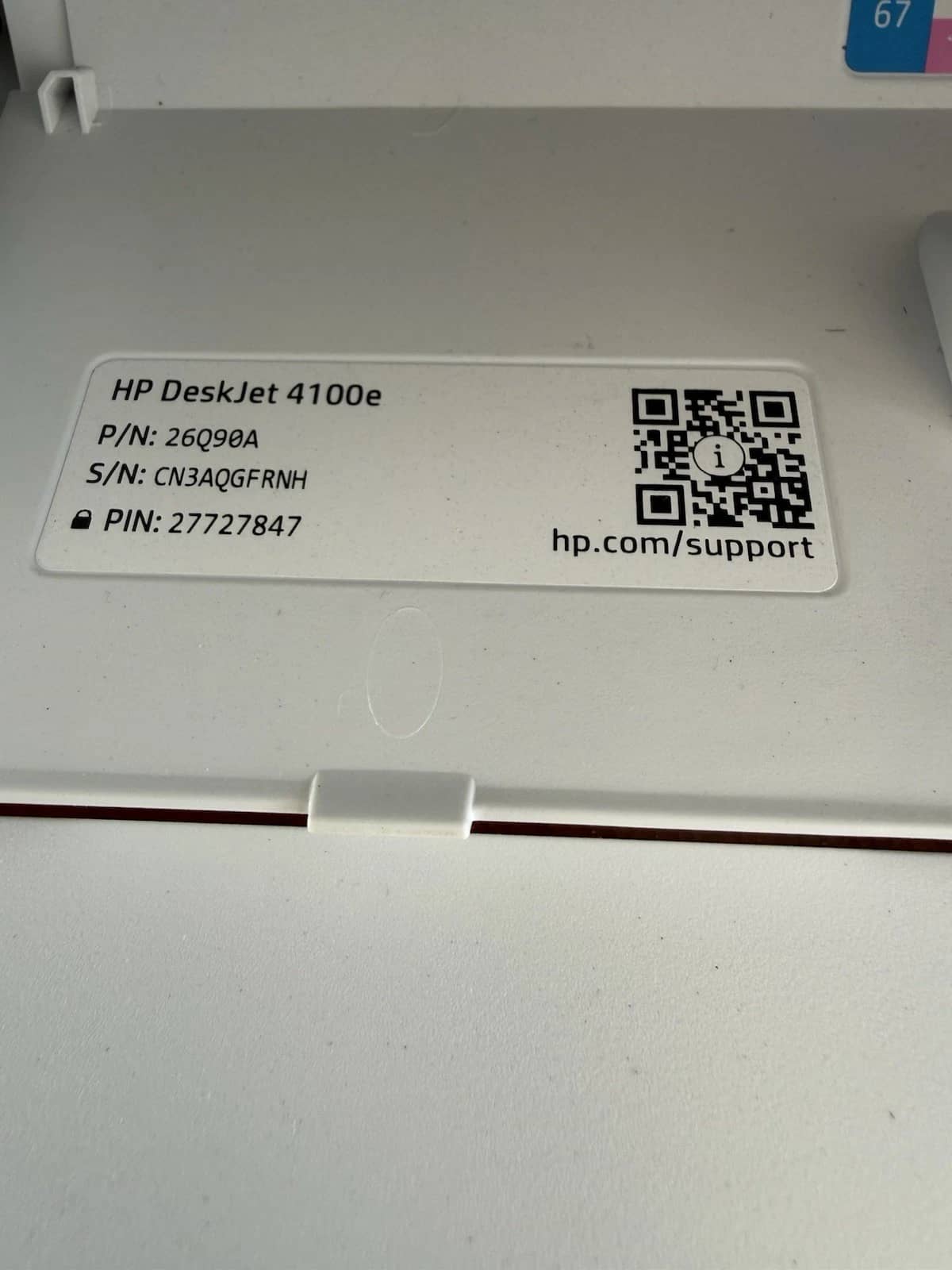 HP DeskJet 4100e Printers For parts or not working