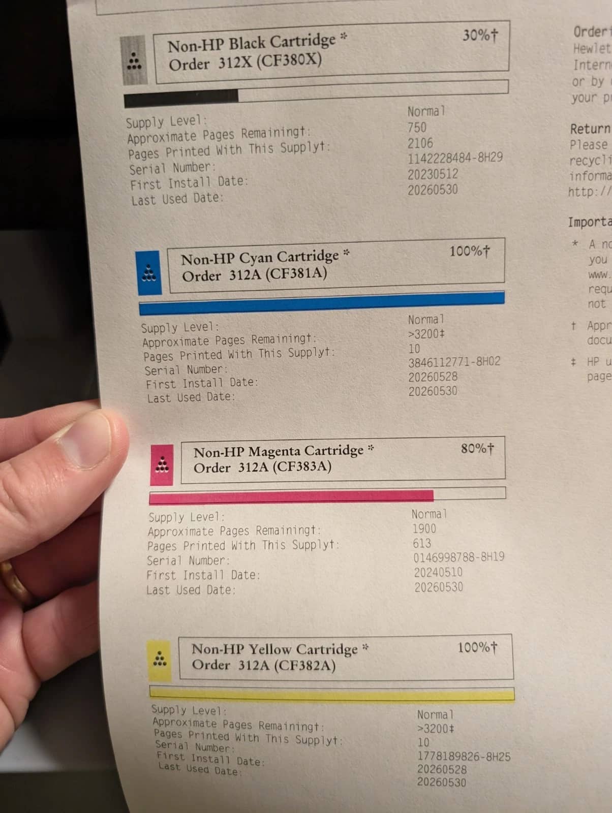 HP CF386A Printers Used - Good