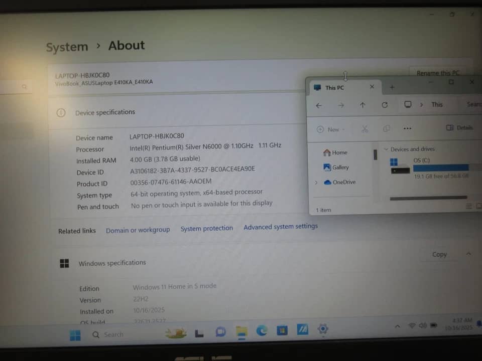 ASUS Vivobook Go E410K Computers