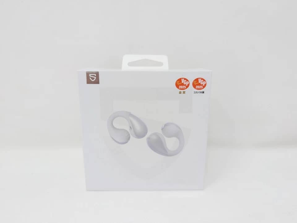 SoundPEATS Pearlclip Pro Headphones & Earbuds White New