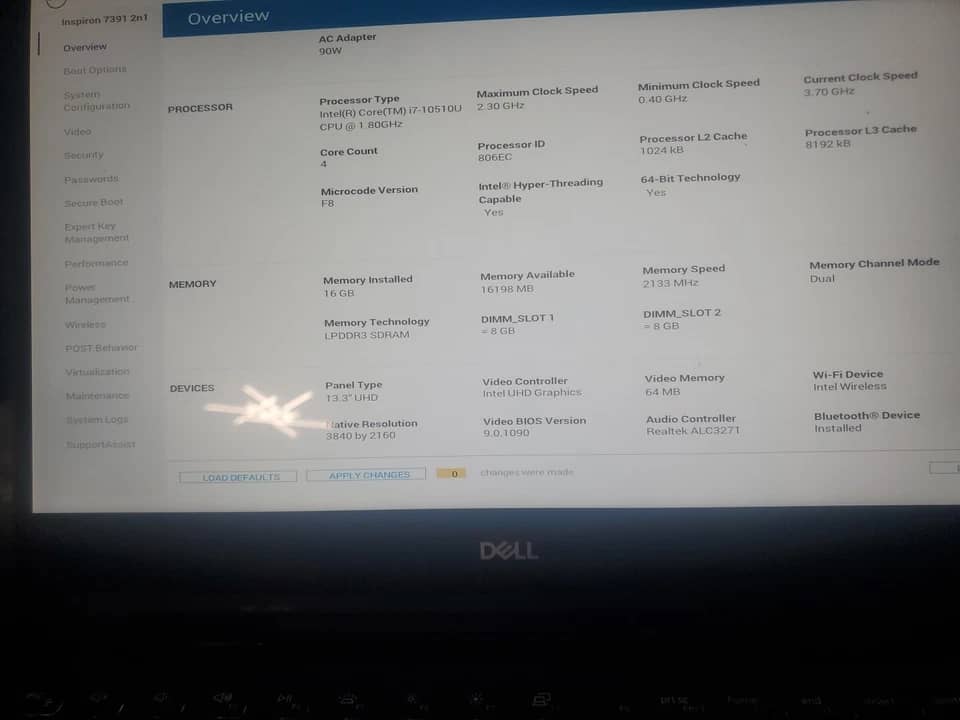 Dell Inspiron 7391 Computers