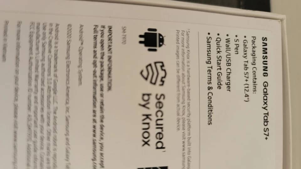 Samsung Galaxy Tab S7+ Tablets