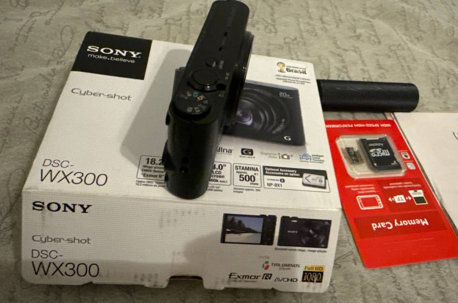 Sony Cyber-shot DSC-WX300 Digital Cameras White New Body Only