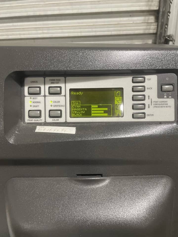 HP Designjet 1055CM Plus Printers For parts or not working