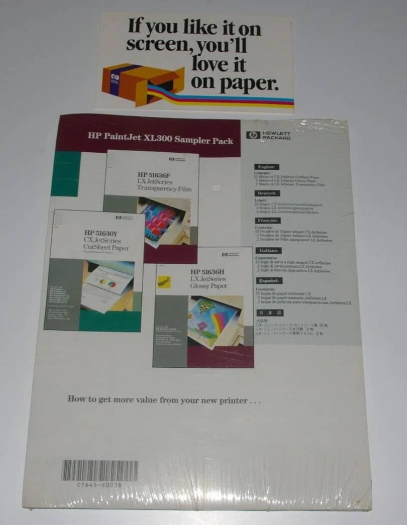 HP PaintJet XL300 Printers New