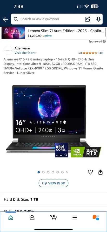 Dell Alienware x16 R1 Computers