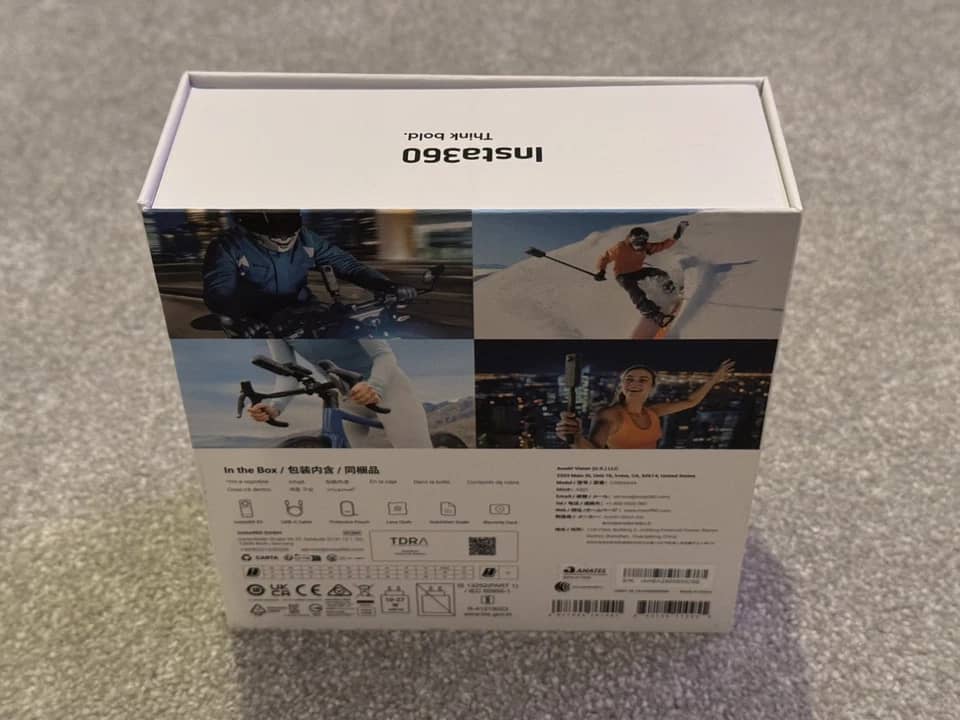 Insta360 X5 Digital Cameras Black New Body Only