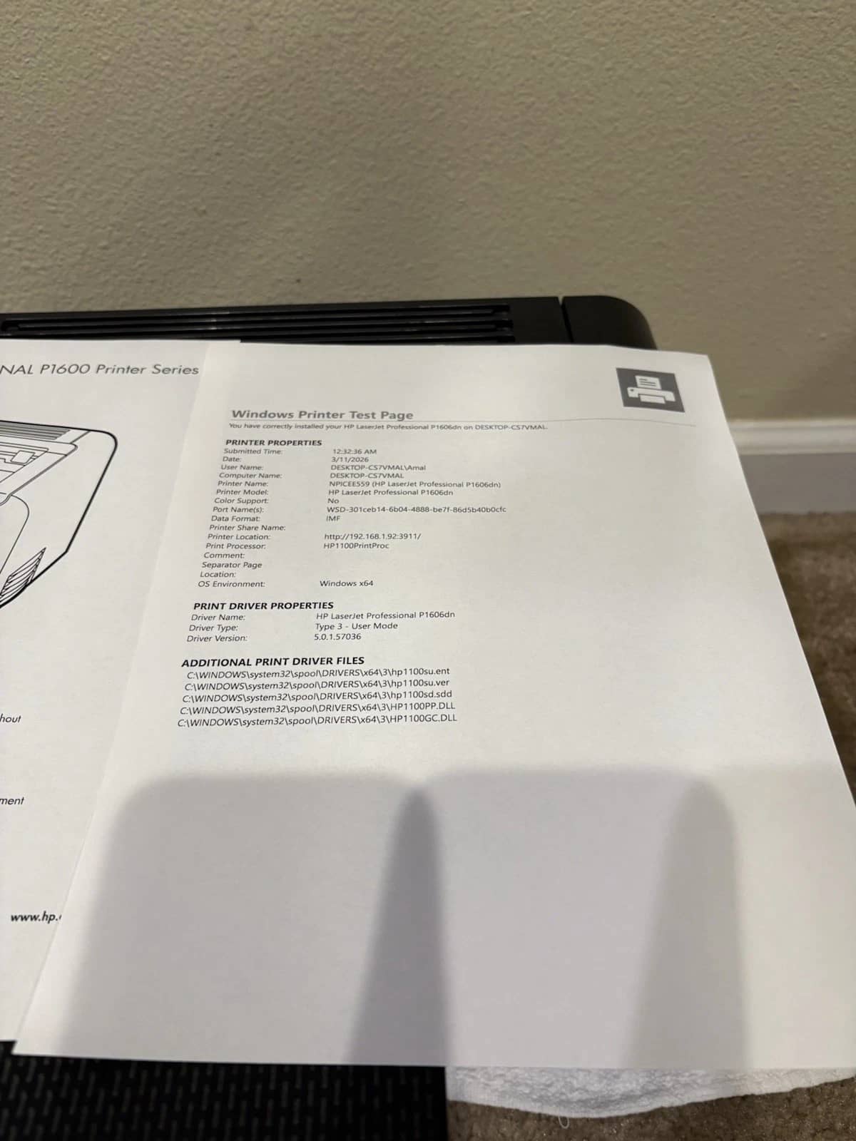 HP LaserJet Pro P1606dn CE749A Printers Refurbished - Excellent