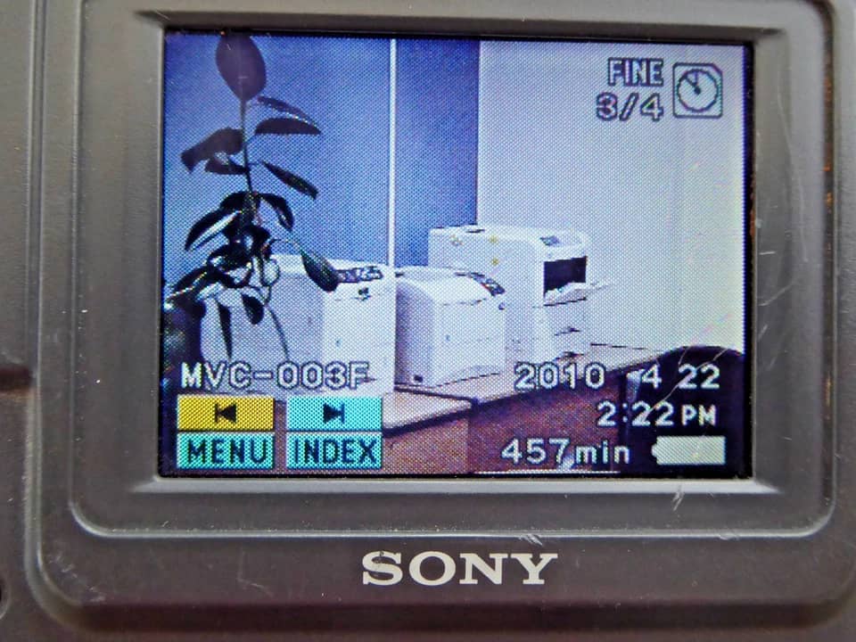 Sony Mavica MVC-FD71 Digital Cameras Gray Used - Good Body Only