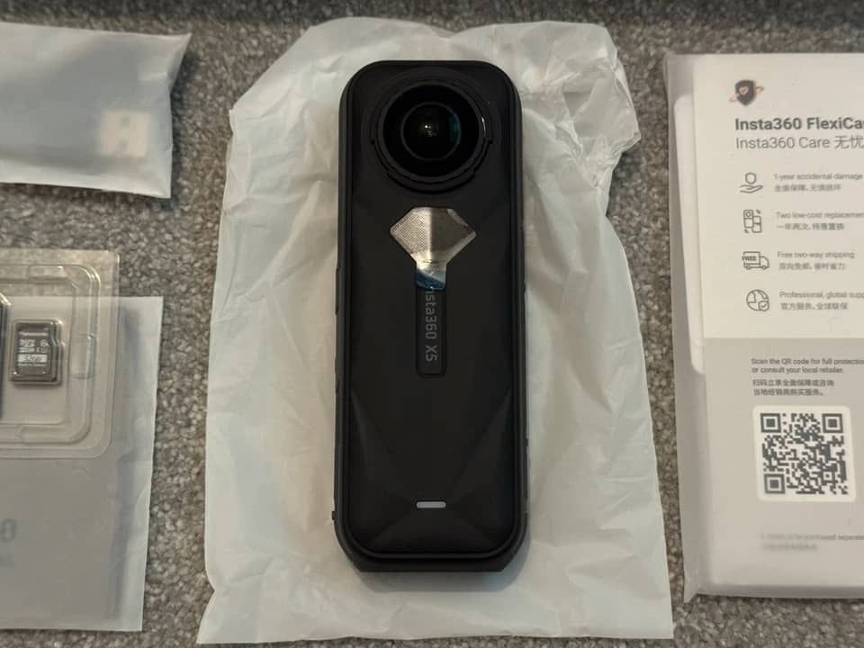 Insta360 X5 Digital Cameras Black New Body Only