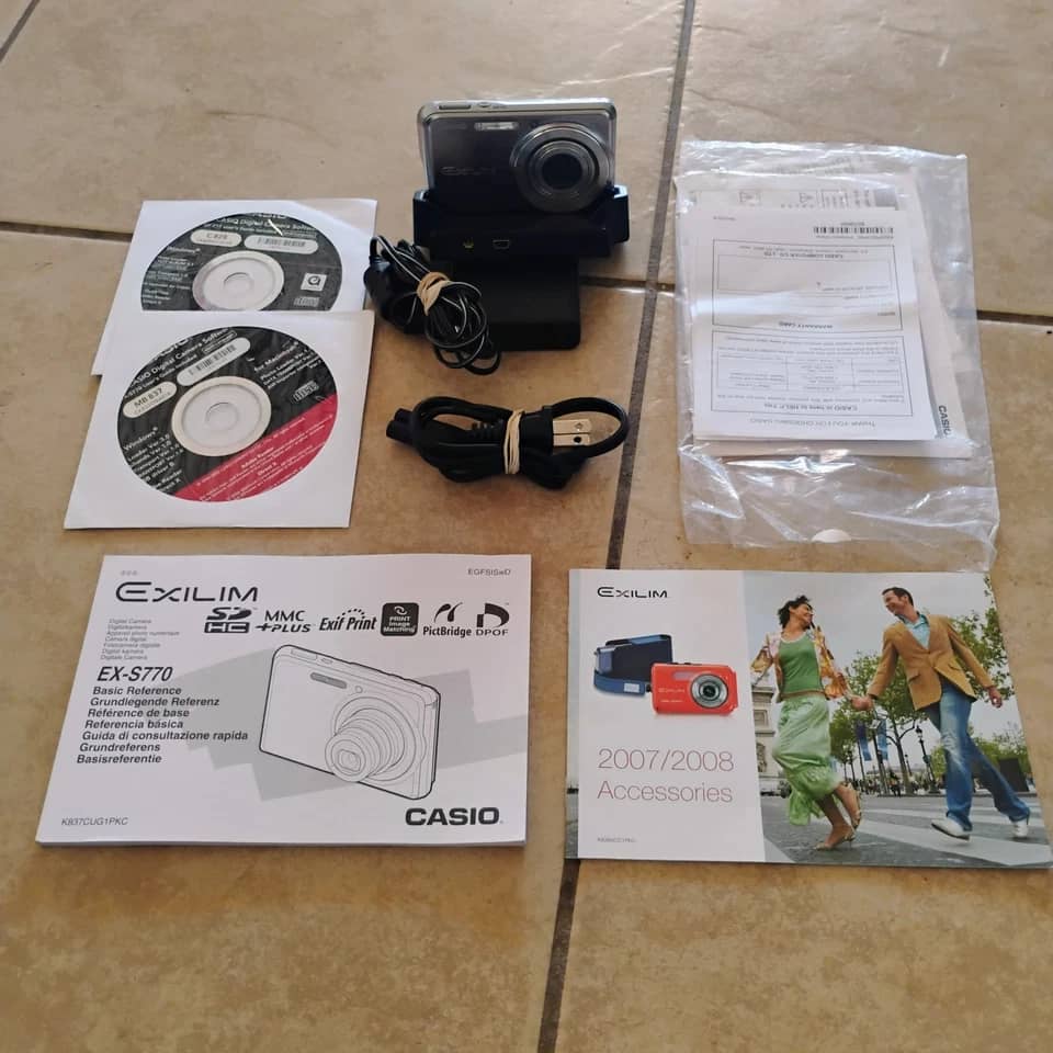 Casio Exilim EX-S770 Digital Cameras Gray New Body Only
