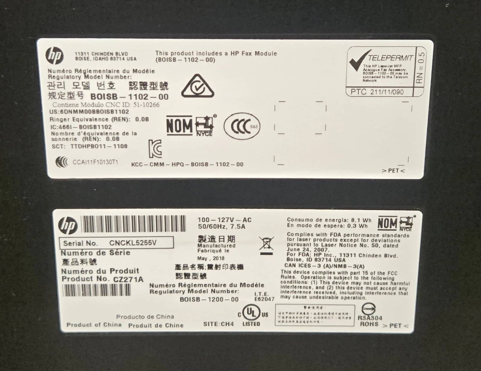 HP MFP M570dn Printers Used - Good