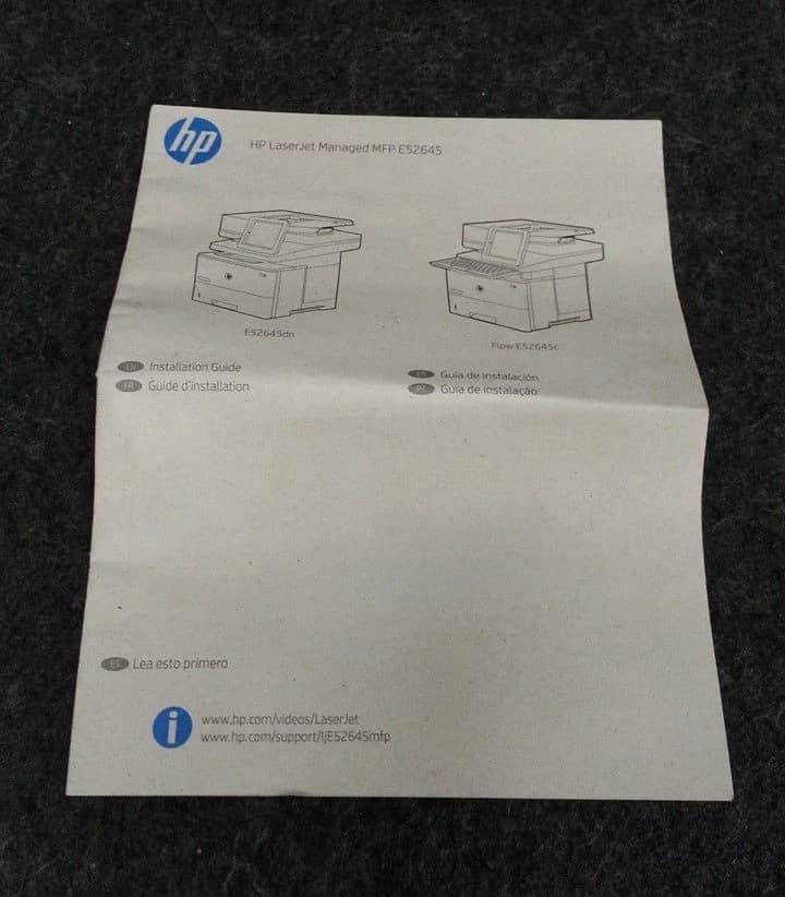 HP LaserJet Managed Flow E52645 Printers Open-Box Excellent