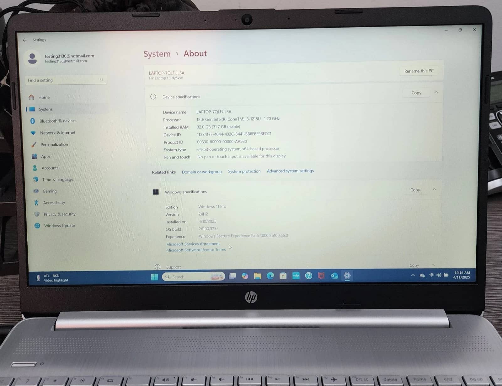 HP Essential Laptop Computers New