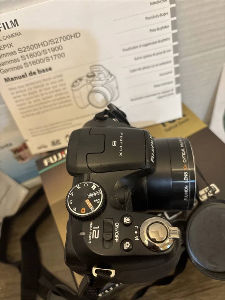 Fujifilm FinePix S Series S2500HD Digital Cameras Black New Body Only