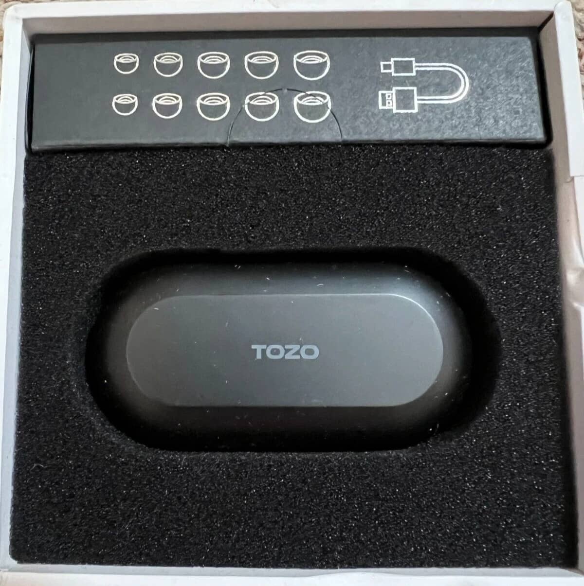 TOZO NC9 Headphones & Earbuds Blue New