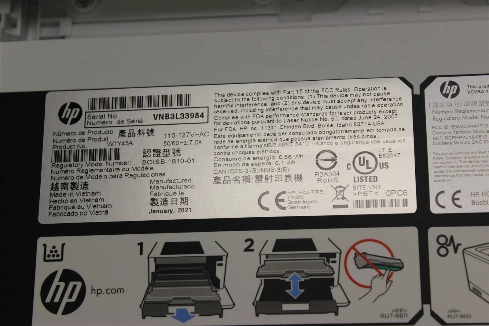 HP Color LaserJet Pro M454dw Printers New
