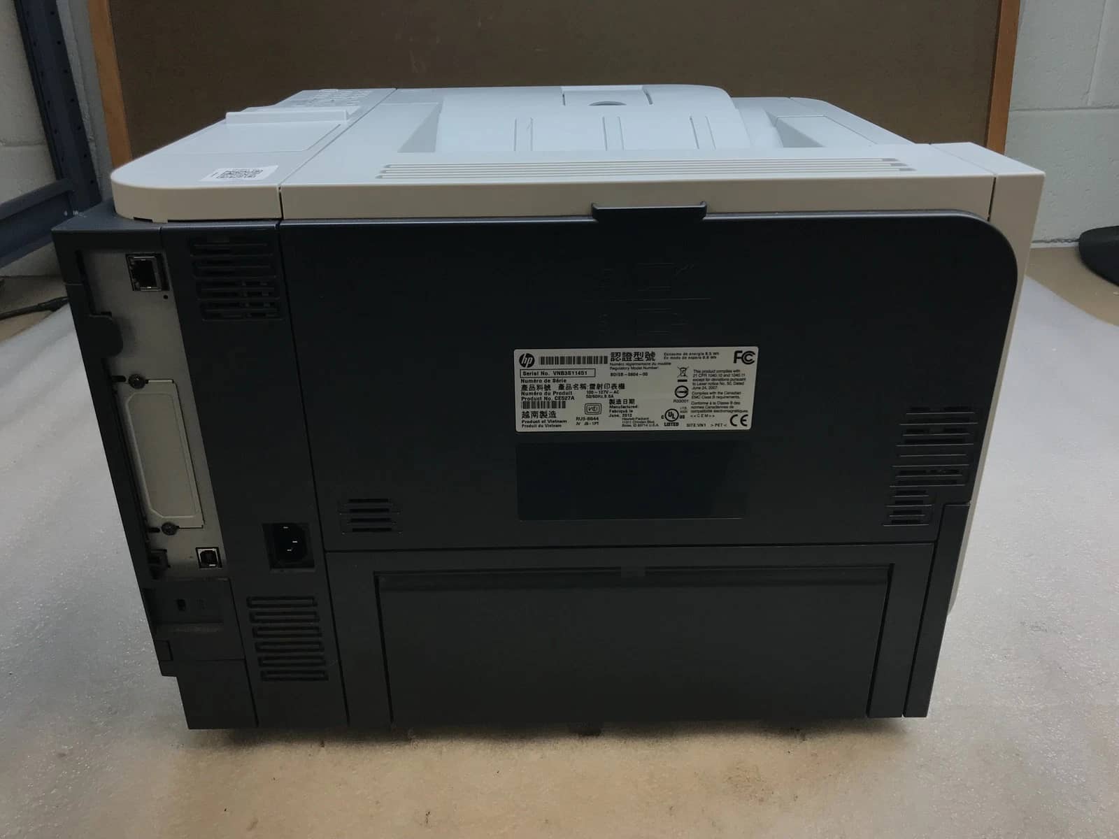HP Laserjet P3015 Monochrome Workgroup Laser Printers Used - Good
