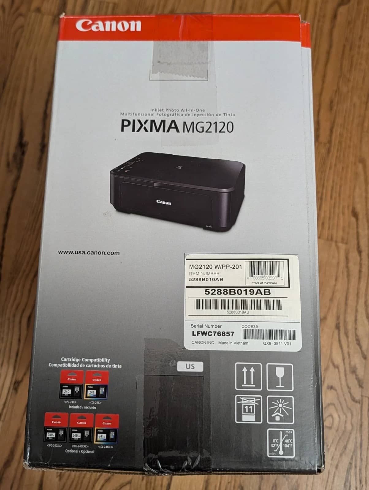 Canon Pixma MG2120 Printers New