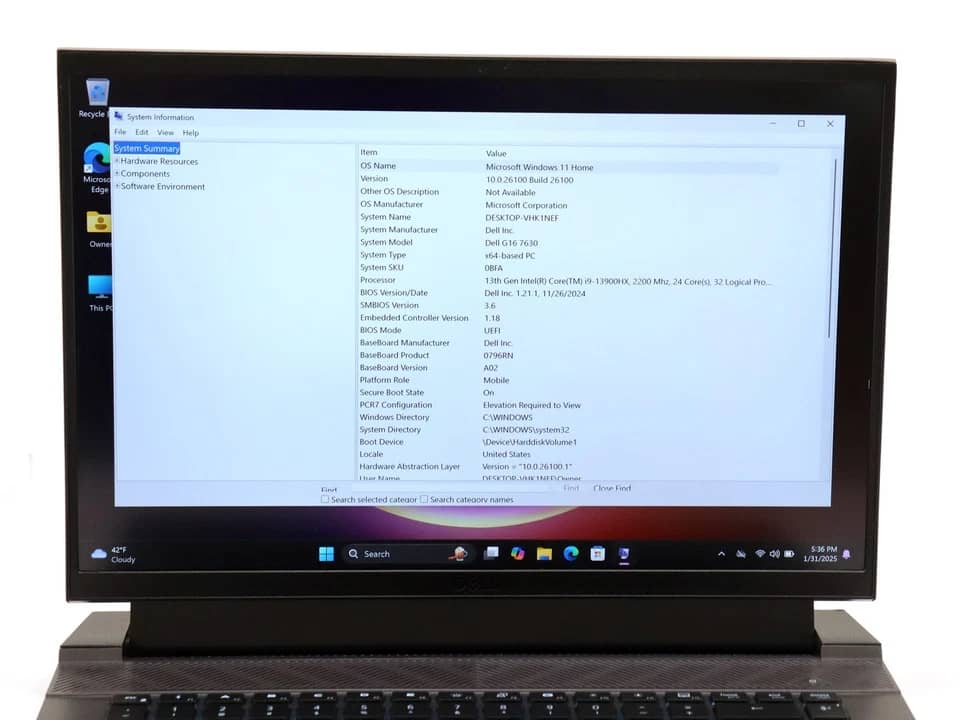 Dell G16 7630 Computers