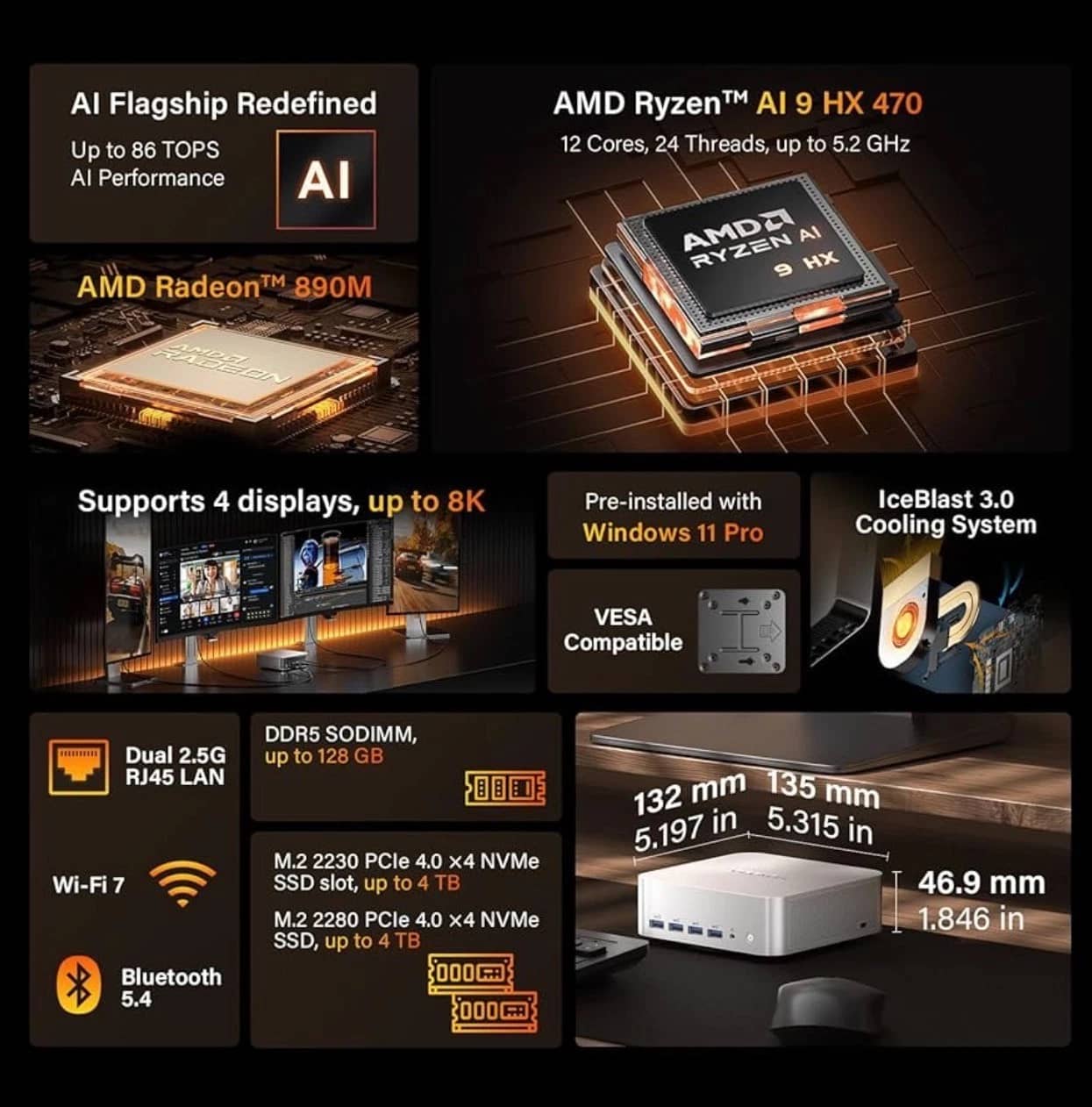 GEEKOM A9 Max Computers New