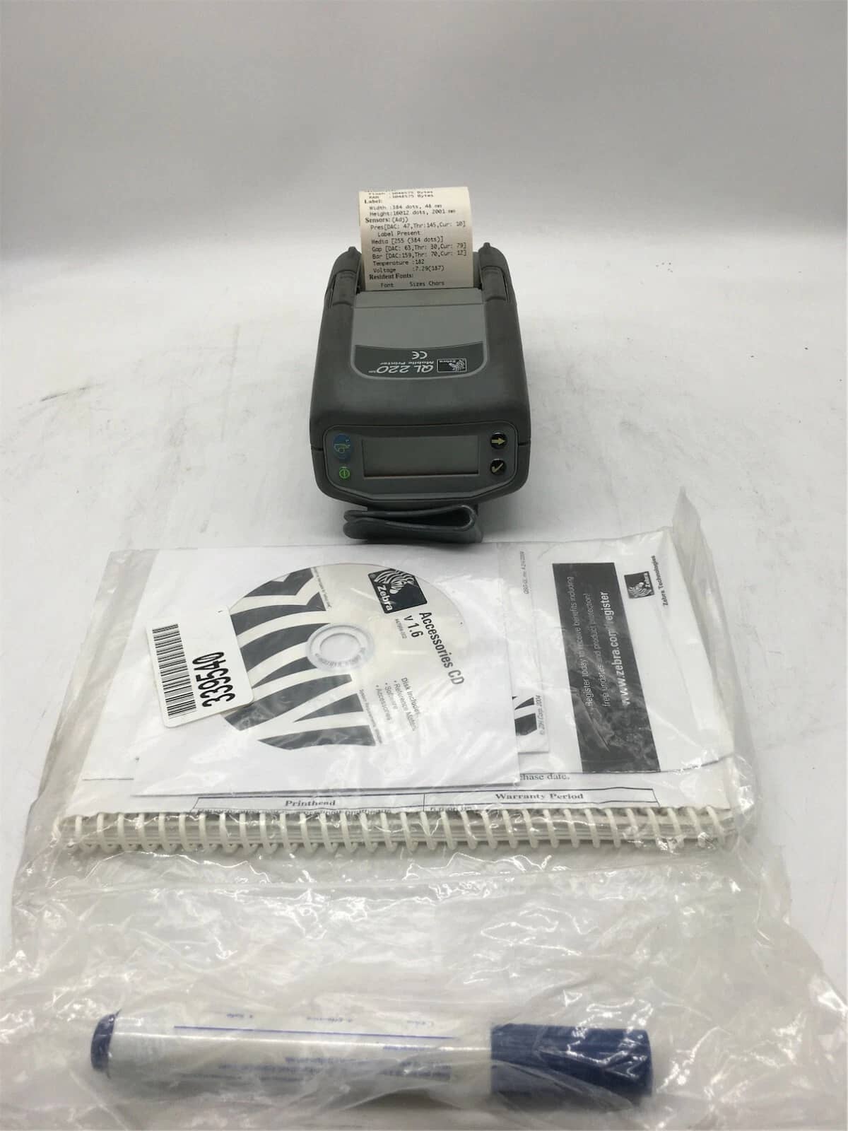 Zebra Q2A-LU1AVS00-00 Printers Used - Good