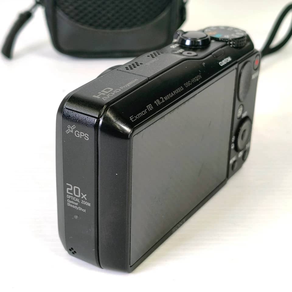 Sony Cyber-shot DSC-HX20V Digital Cameras Black Used - Good Body Only