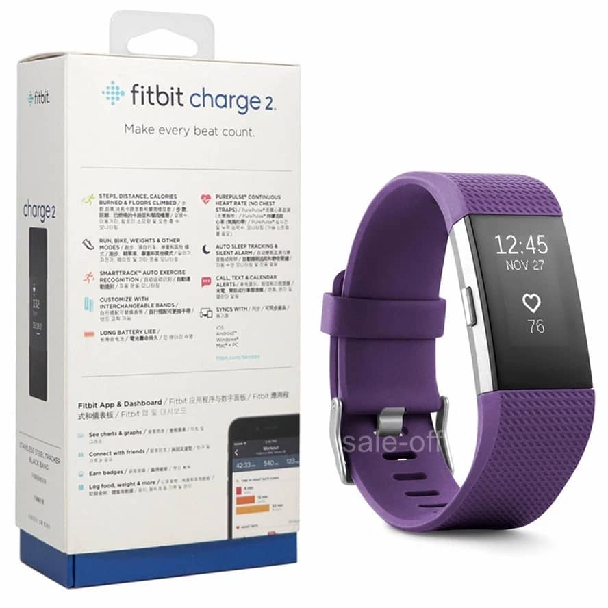 Fitbit Fitbit Charge 2 Smartwatches Black 24mm New