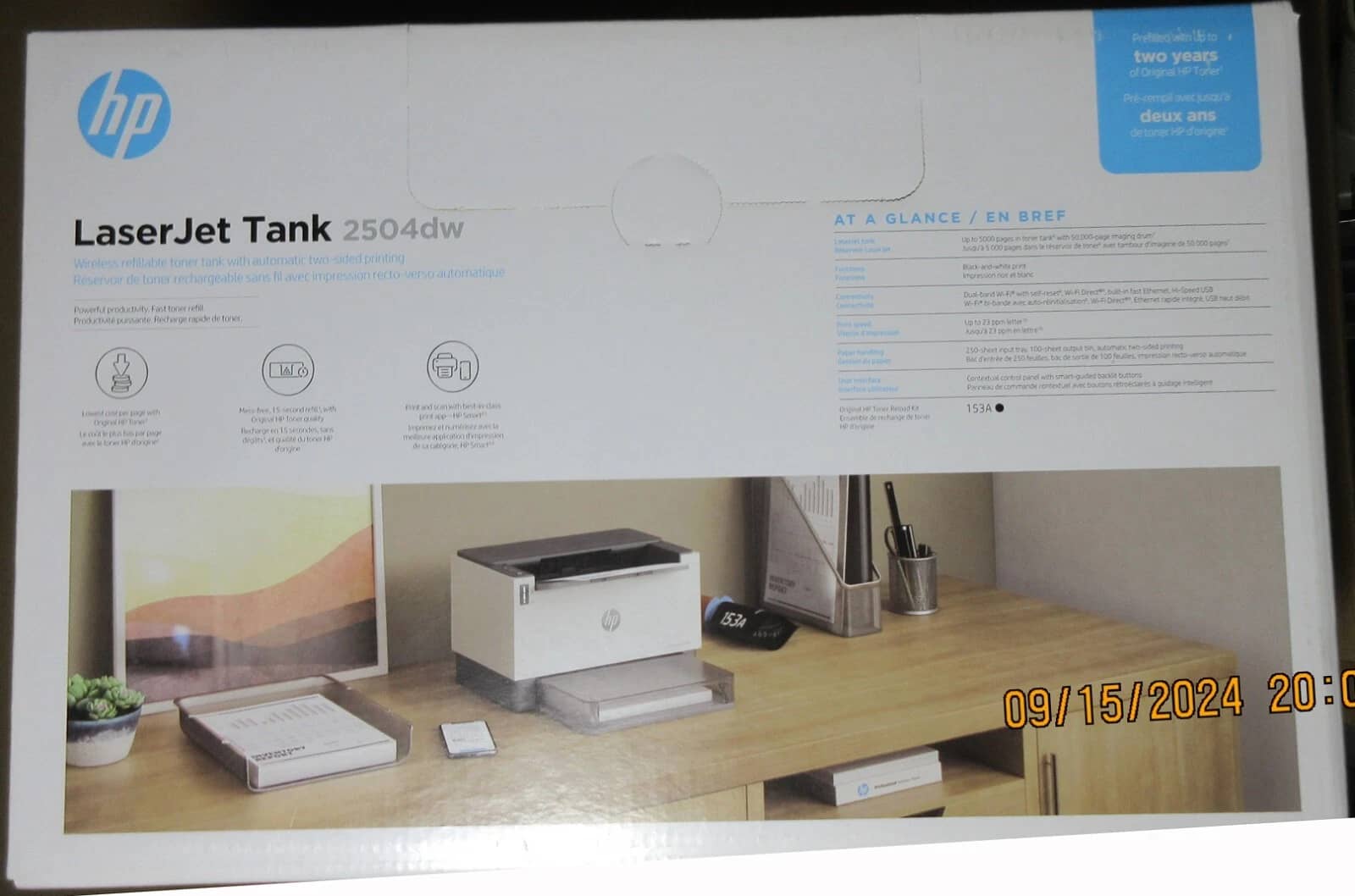 HP LaserJet Tank 2504dw Printers New