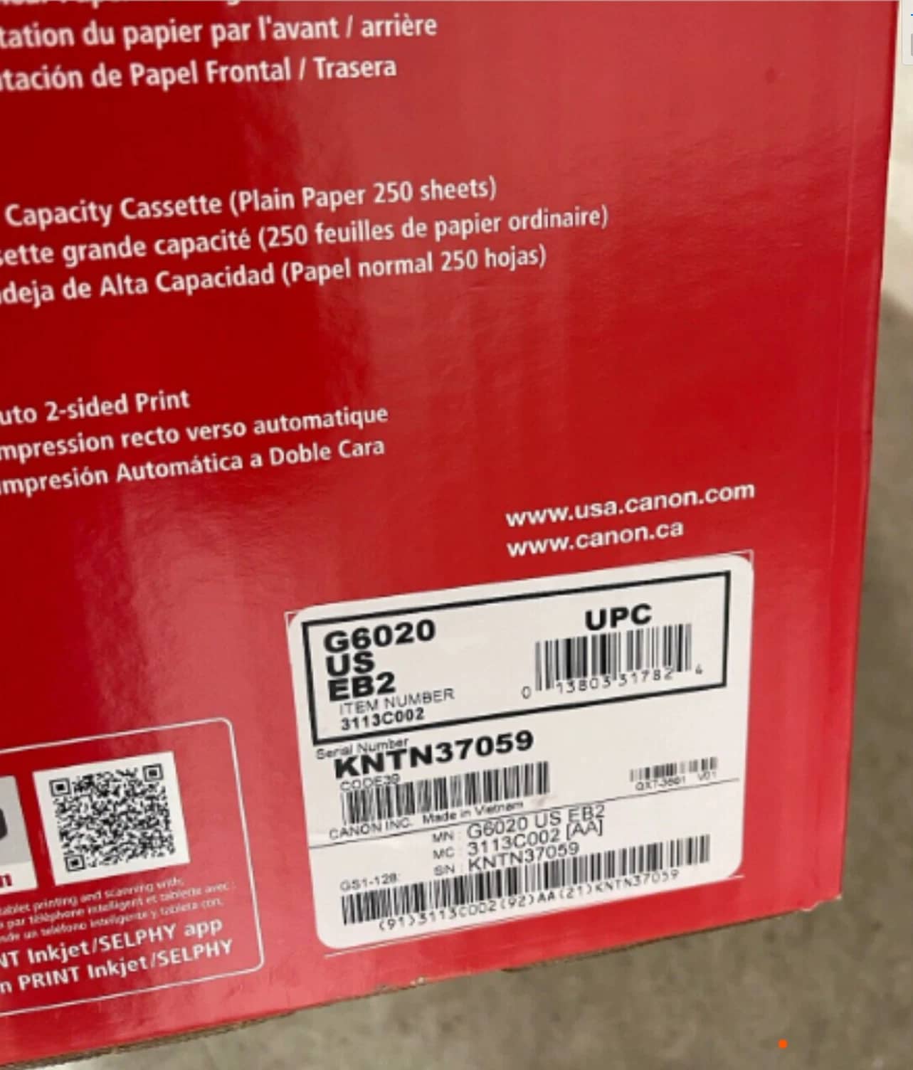 Canon 3113C002 Printers New
