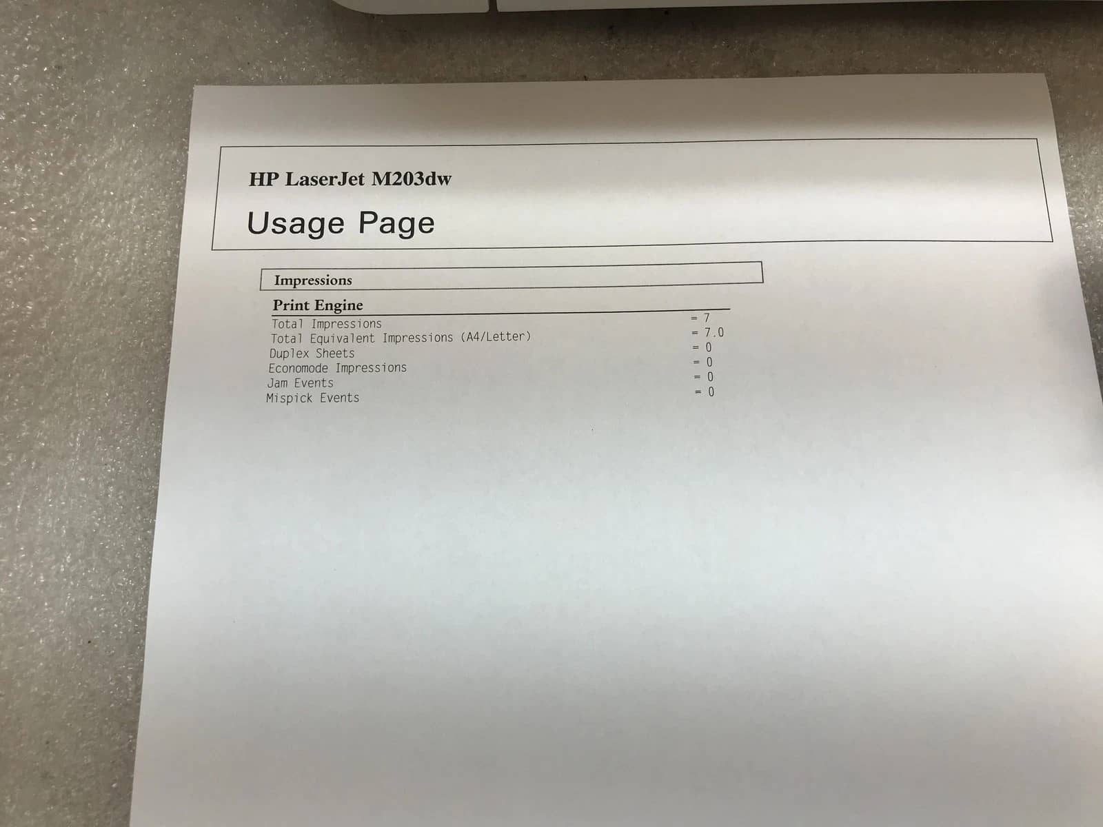HP M203dw Printers New